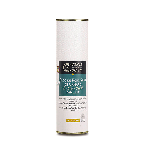 Foie Gras de Canard Bloc du Sud-Ouest Mi-Cuit 1kg