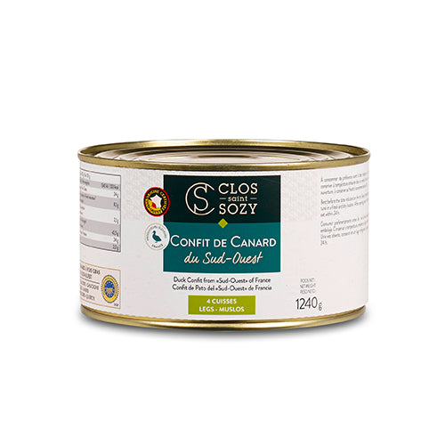 Canard 4 Cuisses Confit 1,2kg